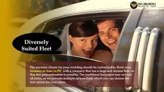 Appropriately Personalize Your Wedding with a Cheap Limo Service in DC
