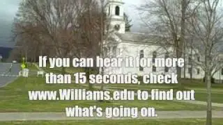 Williams College emergency siren
