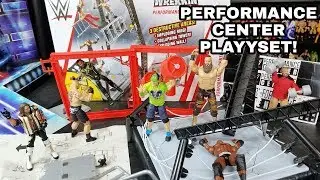 WWE PERFORMANCE CENTER PLAYSET UNBOXING + REVIEW