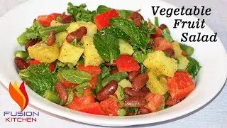 Vegetable Fruit Salad, Salad Recipe, Healthy Salad, Quick & Easy Salad Recipe