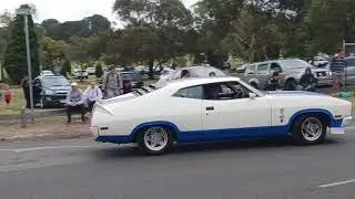 Cars leaving All Ford Day 2025.