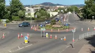 Levenmouth Building a Railway Traffic Diversions on Bawbee Bridge.
