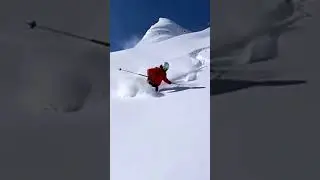 Steep Off-Piste Descent &mdash; Ski Freeride