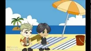 Their students [2nd series - running to the beach]