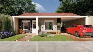 Plano de casa de 10x7 metros | Planos de casas de 70 metros cuadrados
