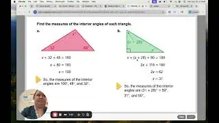 Math 8 Lesson 3.2 Angels of Triangles
