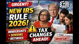 URGENT: New IRS Tax Filing Rule 2026 &ndash; What Immigrants, Seniors & Retirees Must Know
