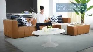 Bartlett Vegan Leather Living Collection
