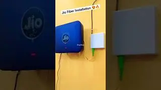 #new #jio #fiber #full #wiring #and #installation #amazing 😍 #awesome 🔥 #shorts