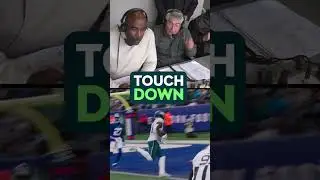 Merrill Reese and Mike Quick Call the Jalen Hurts to A.J. Brown Touchdown #shorts