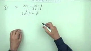 2016 New Higher Mathematics  paper 1 number 6