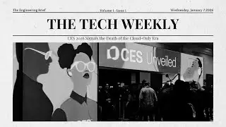 The End of Cloud-Only AI | What CES 2026 Means for Engineers | Engineering Brief Vol. 1 &middot; Issue 1