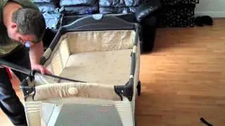 Assembling the Graco Travel Cot and Bassinet & changing table