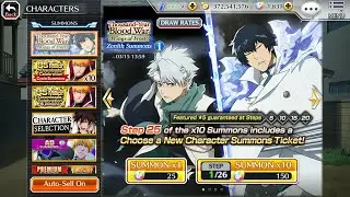 Bleach Brave Souls - Cang Du, Toshiro+TYBW Zenith Summons Wings of Frost