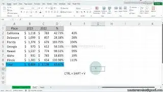 New shortcut key for paste special value - MS Excel New feature