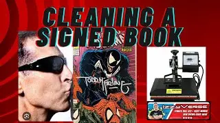 Best techniques how to clean and press a signed comic book
