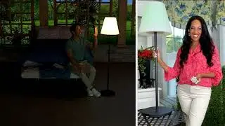 Garden Reflections Color Changing LED Solar Lamp with Remote on QVC
