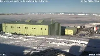 2020-12-06 Davis Station Antarctica [Timelapse] - 03:27:50 UTC