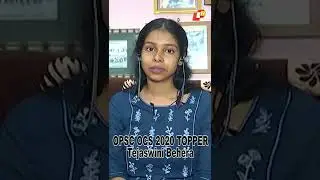 OPSC OAS 2022 Topper Tejaswini Behera shares work goals