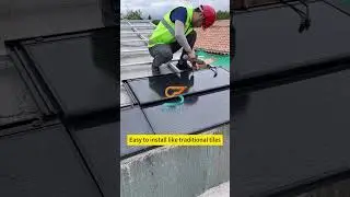 Solar Roof Tile combines functions of roofing materials and solar panels #sangobuildroofingproducts