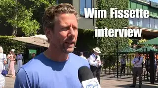 Coach Wim Fissette after Iga Swiatek's victory at Wimbledon 2025