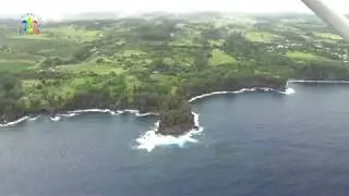 Hawaii Airplane Hamakua Coast, Kohala, Waipio Valley, Upolu Airport, Kona