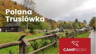 Miejsce biwakowe Polana Trusi&oacute;wka Gorce - Gorczański Park Narodowy