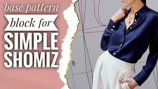 how to draw a basic blouse pattern | shomiz pattern