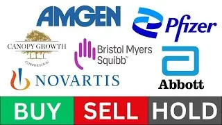 6 Healthcare Stocks WORTH BUYING?! | PFE, ABT, NVS, BMY, CGC, and AMGN?