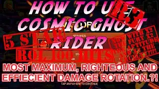HOW to use COSMIC Ghost Rider 5 STAR RANK 3 | 100HITS ROL WINTER SOLDIER &darr; + MAX DAMGE ROTATION MCOC