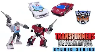 Обзор серии Transformers Studio Devastation Sideswipe & Wheeljack