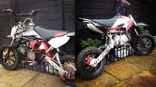 CRF50 88cc Pitbike Exhaust Comparison Compilation