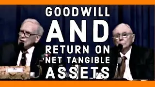 Goodwill is paid to buy a biz, Return on Net Tangible Assets tells the quality of biz.