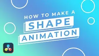 How to make a shape animation in DaVinci Resolve?