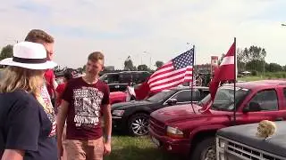 AMERICAN CARS SHOW IN KLAIPEDA Nr 1. Удивительная выставка  а.б США из всей Прибалтики