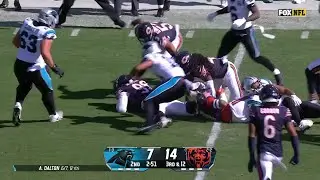 [Highlight] Jaquan Brisker brutal hit stick to cause the fumble for the Bears!