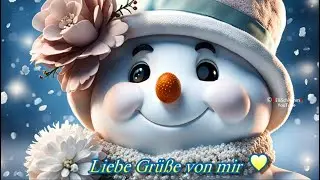 Liebe Gr&uuml;&szlig;e, ein hei&szlig;er Kaffee und ganz viel Fr&ouml;hlichkeit f&uuml;r einen sch&ouml;nen Tag im Winter  💖