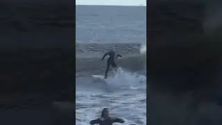 Flying down the line,￼ Virginia Beach #surfing #shorts