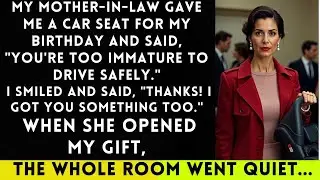 Mother in Law Gave Me a Car Seat as Birthday Gift, Then Everyone Saw Her True Colors