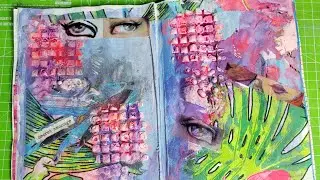 MIXED MEDIA Texture Art Journal Process