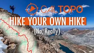 Unlock Off-Trail Backpacking With These CalTopo Tools | How I Develop Routes