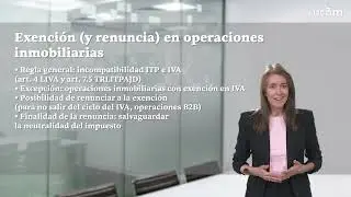 Las exenciones en el IVA