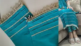 Стильный дизайн брюк с защипами и меньшим количеством тканевых патчей