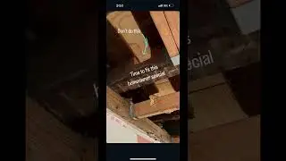 Exposed beam ceiling part 1