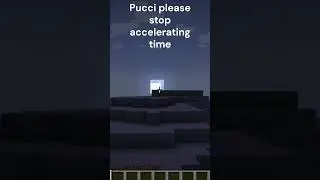 Pucci please stop accelerating time #minecraft #jojo