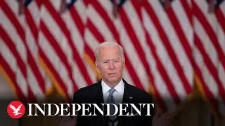 Joe Biden refuses to take questions after Afghanistan statement