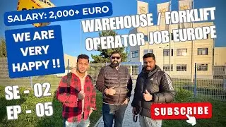 Europe Life & Jobs || SUCCESS STORIES || Warehouse / Forklift operator job in Europe #europejobs !