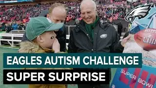 Eagles Autism Challenge Participants Get Super Surprise | Philadelphia Eagles