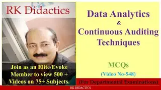 Data Analytics & Continuous Auditing Techniques