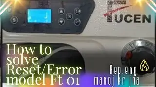 How to solve Reset and error#fucen ft 01  reset and error salution #fucen सिलाई मशीन को  रीसेट करे